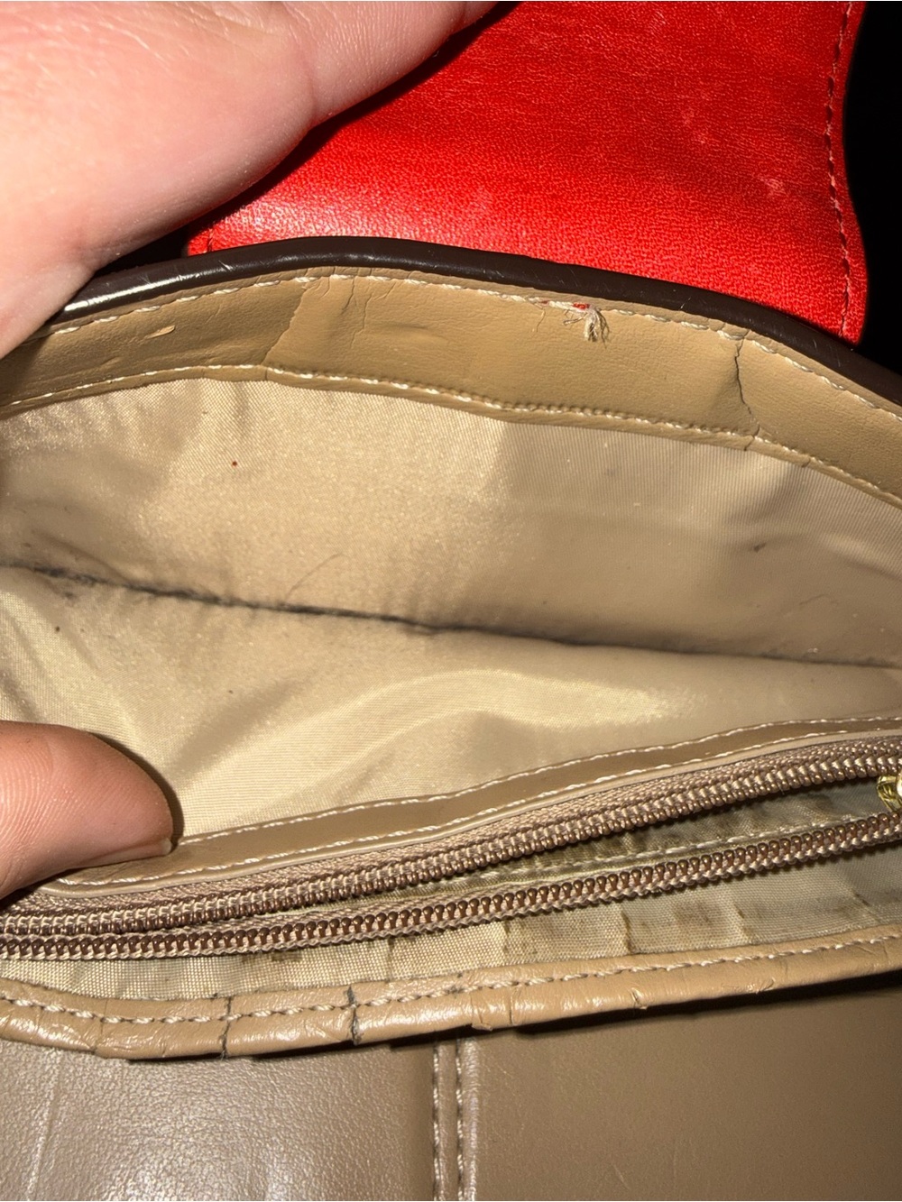 Coach Ashley Leather Wallet- "Saucy" red - Picture 9 of 13
